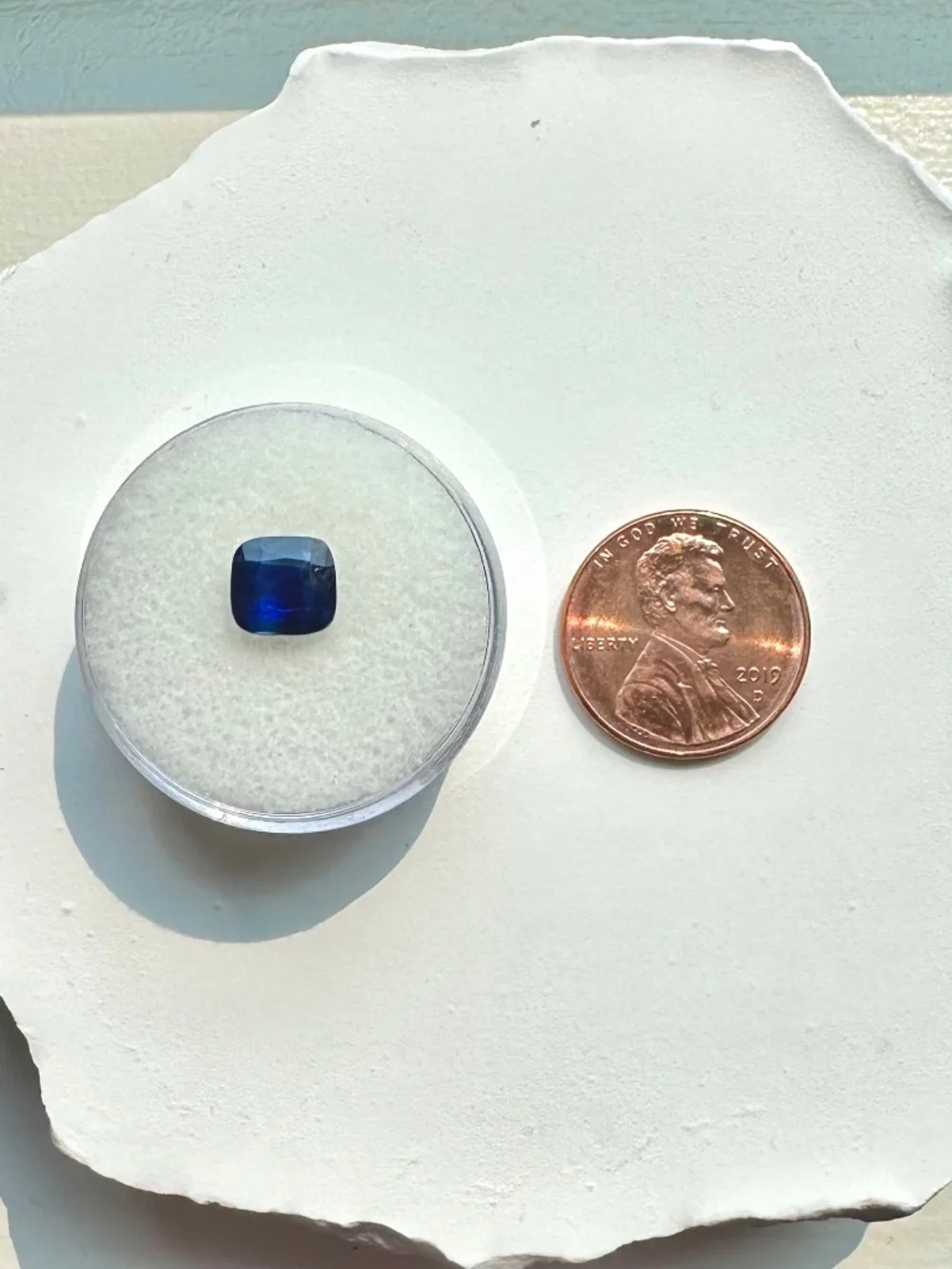 👑 1.54 CT Natural BLUE SAPPHIRE Certified Royal Blue Ceylon Gem